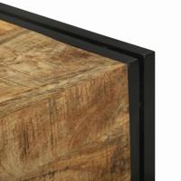 Kaptafels voor Slaapkamers met opslag Bruin Massief mangohout - thumbnail