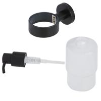 Zeepdispenser Geesa Nemox 200 ml Hangend Zwart - thumbnail
