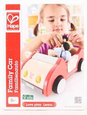 Hape poppenhuis auto
