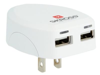 Skross 1.302730 oplader voor mobiele apparatuur Wit Binnen Skross 1.302730 oplader voor mobiele apparatuur Wit Binnen