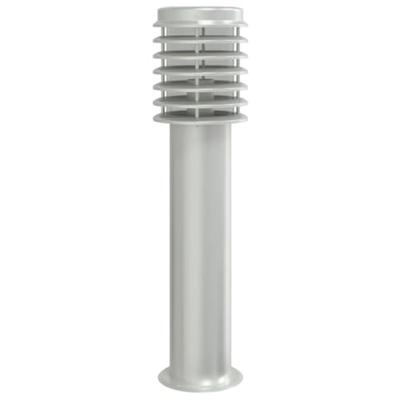 VidaXL Buitenvloerlamp 60 cm roestvrijstaal zilverkleurig - thumbnail