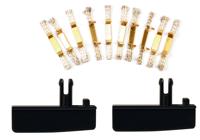 Carrera 20020366 Evolution, DIGITAL 132, DIGITAL 124 2 geleidekielen / 8 dubbele sleepcontacten - thumbnail