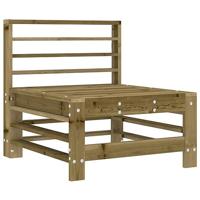 Middenbank met kussens geïmpregneerd grenenhout - thumbnail