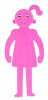 Toi Toys buigbaar lampje roze 16 cm - thumbnail