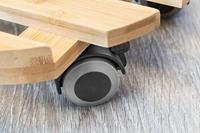 Metafranc WU0825330 Plantentrolley Bamboe Laadvermogen (max.): 60 kg 74 mm Aantal rollers 4 - thumbnail