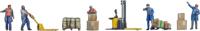NOCH 35060 N Magazijnmedewerkers figuren Geverfd, Staand - thumbnail