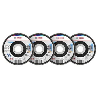 Bosch Accessoires X451 Lamellenschuurschijfset | 115 x 22,23 mm | G40; 60; 80; 120 | T29 | 60 stuks - 2608626159 Bosch Accessoires X451 Lamellenschuurschijfset | 115 x 22,23 mm | G40; 60; 80; 120 | T29 | 60 stuks - 2608626159