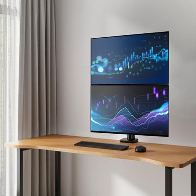 ACT AC8343 dubbele monitorsteun