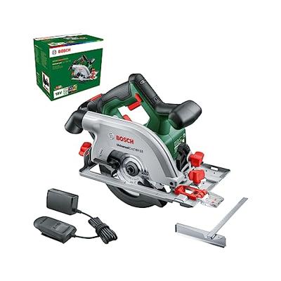 Bosch Groen Accucirkelzaag UniversalCirc 18V-53 | Zaagblad 160 mm Optiline 24 t | Incl. 1-uurslader AL 18V-20 en 1 x 2,5 Ah accu - 06033B1402