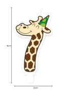 Jungle candle 7 giraffe - thumbnail