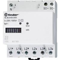 Finder 7E.36.8.400.0010 7E.36.8.400.0010 kWh-meter 3-fasen Mechanisch 65 A Conform MID: Ja 1 stuk(s) - thumbnail