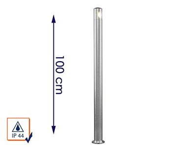 Monza paaltje PowerLED geborsteld aluminium 7923-310 Monza paaltje PowerLED geborsteld aluminium 7923-310