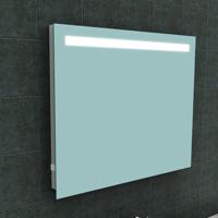 Badkamerspiegel BWS Mire Rechthoek Inclusief LED Verlichting + Stopcontact 100 cm - thumbnail