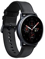 Samsung Galaxy Watch Active2, Fitnesstracker van roestvrij staal, groot display, duurzame batterij, waterdicht, 40 mm, Bluetooth, zwart - thumbnail