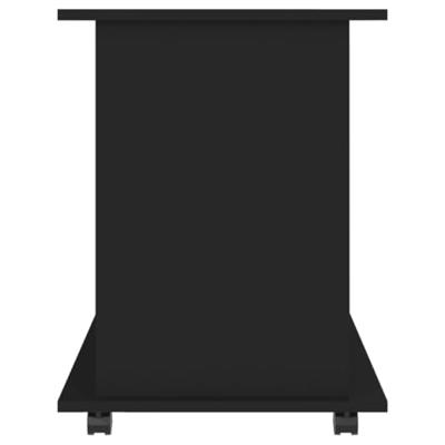 Rolkast 60x45x60 cm bewerkt hout zwart