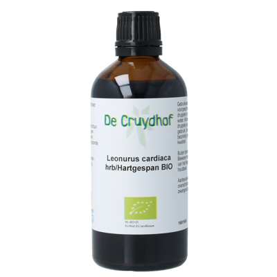 Cruydhof Leonorus card hrb / hartgespan tinctuur bio 100 Milliliter