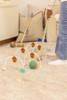 KORKO kurk croquet set meerkleurig - thumbnail