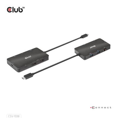 club3D CSV-1598 USB-C dockingstation Geschikt voor merk (dockingstation): Universeel