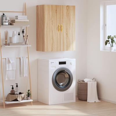 Wandkast 69,5x34x90 cm sonoma eikenkleurig