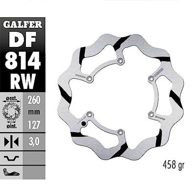 GALFER remschijf "df814 rotor df814 type w offroad rigid gr.