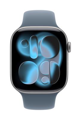 Apple Watch Band - Sportbandje - 46 mm - Ankerblauw - S/M