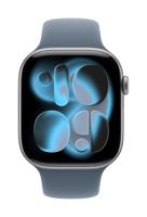 Apple Watch Band - Sportbandje - 46 mm - Ankerblauw - S/M - thumbnail