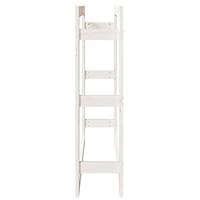 VidaXL Haardhoutrek 100x25x100 cm massief grenenhout wit - thumbnail