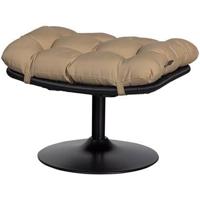 WOOOD Outdoor Hocker 'Vive' Rattan, kleur Zand - thumbnail