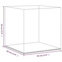 Vitrine transparant 30x30x30 cm acryl - thumbnail