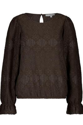 Red Button Top Ajour | Brown