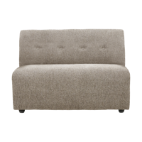 HKliving Vint bank middle 1,5-seat Sneak Beige - thumbnail