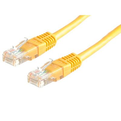 VALUE Patchkabel Cat.6 UTP (Class E), geel, 10 m
