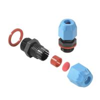 Weidmüller 2722360000 Wartel Met dichting, Met trekontlasting, Slagvast M16 Polyamide 6 Zwart, Blauw 50 stuk(s) - thumbnail