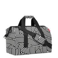 Reisenthel Allrounder L Zwart, Wit Draagtas - thumbnail