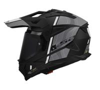 LS2 endurohelm "mx702 pioneer ii hill". helmet mx702 pion.ii hill l bl./whte matt - thumbnail