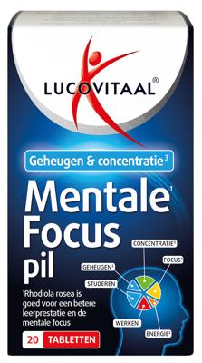 Lucovitaal Mentale focus pil 20 Tabletten