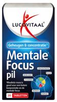 Lucovitaal Mentale Focus Pil 20Tabletten - thumbnail