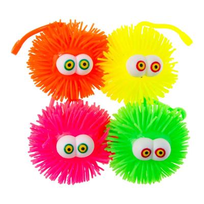 Duckiez Pufferbal met ogen, 10cm