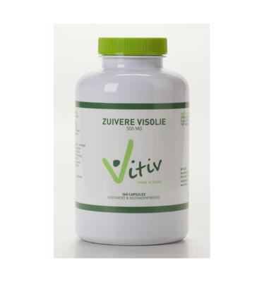 Vitiv Zuivere visolie 500mg 100 Capsules