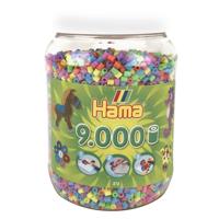 Hama Strijkkralen in Pot 9000 Stuks Pastel - thumbnail