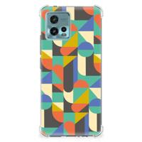 otorola Moto G72 Doorzichtige Silicone Hoesje Funky Retro - thumbnail