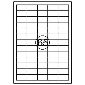 Etiket quantore 38.1x21.2mm 6500st | 10 stuks