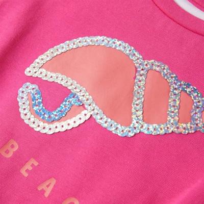 Kindershirt 140 donkerroze