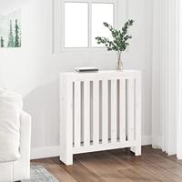 VidaXL Radiatorombouw 79,5x19x84 cm massief grenenhout wit - thumbnail