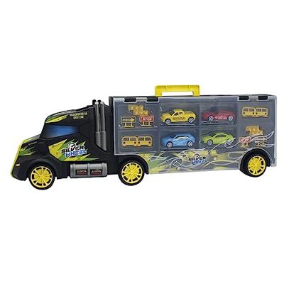 Online Retail Shop Vrachtauto silver wheels transporter met 4 auto&apos;s