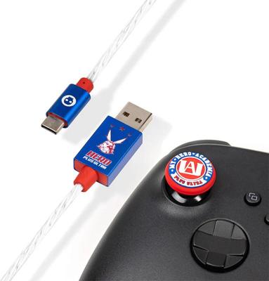 My Hero Academia - USB-C LED Charge Cable & Thumb Grips My Hero Academia - USB-C LED Charge Cable & Thumb Grips