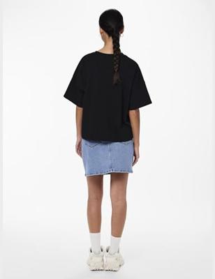 - Loungewear Top - Summer 2/4 wijde top - Oversized jogging T-shirt korte mouw