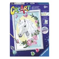 Ravensburger Creart schilderen op nummer - unicorn portrait - thumbnail