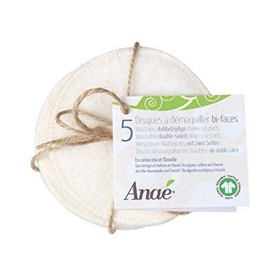 Anae Wasbare make-up schijfjes - bio-katoen - 5st