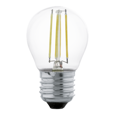 Lichtbron filament E27 kogel 470LM